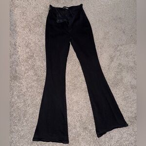 Elegant Black Flared Trousers